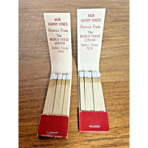 Jim’s Sandwich Palace Dallas TX Restaurant Matchbooks The Original Market Diner - Picture 4 of 7